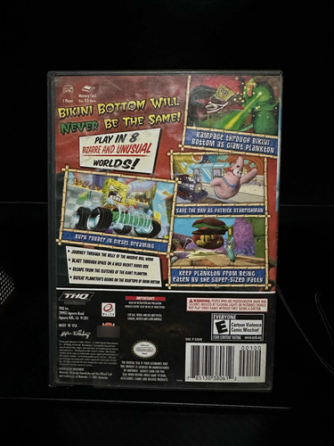 Spongebob Squarepants Creature From Krusty Krab Gamecube (Usado)