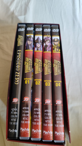 Dvd Os Cavaleiros Do Zodíaco Hades (inferno) Vol 1, 2, 3 E 4