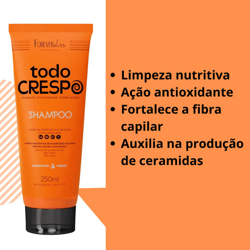Shampoo Todo Crespo Forever Liss 250ml Original