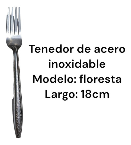 Tenedores Trinche Cubiertos De Mesa 24 Pzs Tenedor