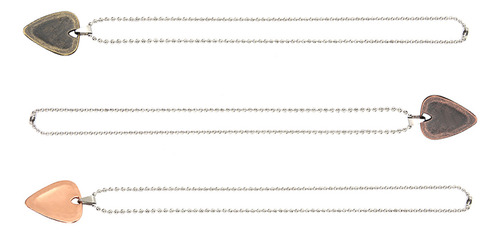 Cadena Colgante De Púa De Guitarra 3 Piezas De Collar De Pú