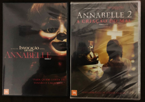 Dvd Annabelle 1 E 2 - Original E Lacrado - Frete Fixo