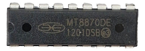 Circuito Integrado Decoder Receiver Dtmf Mt8870 Mt 8870 De