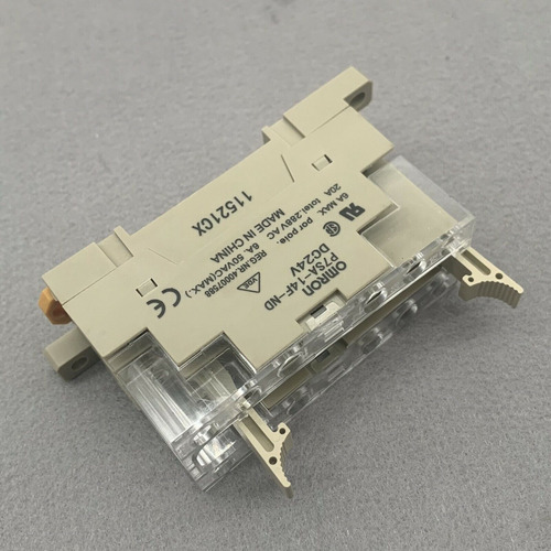 New Omron P7sa-14f-nd Dc24 Relay Sockets 6p Din Mount Fr Ccg