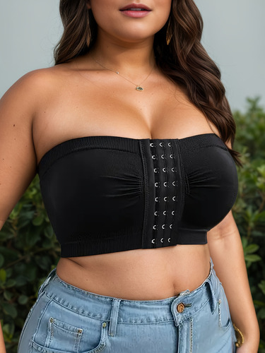 Sujetador Elegante De Talla Grande Sin Tirantes Para Mujer