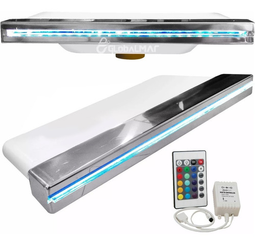 Cascata Embutir Piscina Com Iluminação De Led 40cm