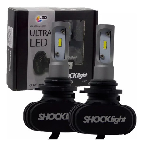 Kit Ultra Led Automotivo Lâmpada Shocklight Original 6000k