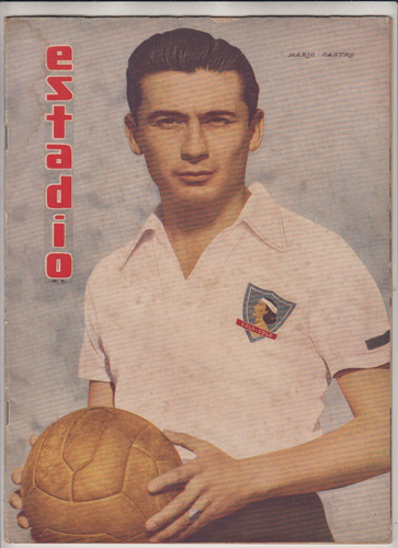 1953 Chile Futbol Revista Estadio Mario Castro Del Colo Colo