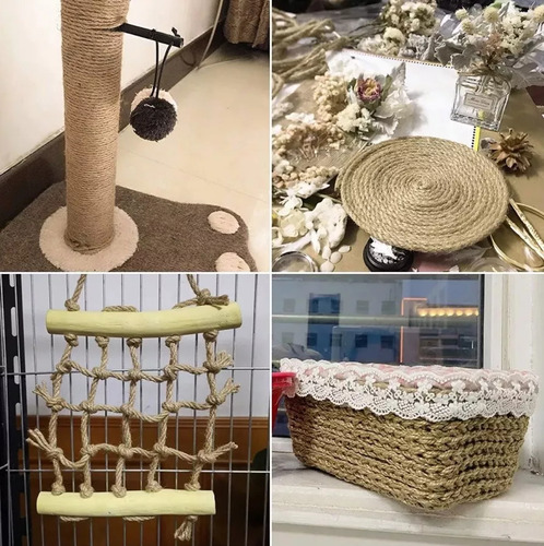 Hilo De Ixtle Henequén Cuerda De Sisal Natural For Gato