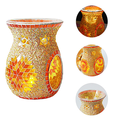 Quemador De Aromaterapia De Vidrio Con Forma De Candelabro,