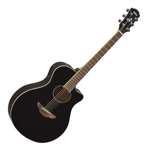 Imagen 3 de 4 de Guitarra Electroacústica Yamaha APX600 para diestros black palo de rosa brillante
