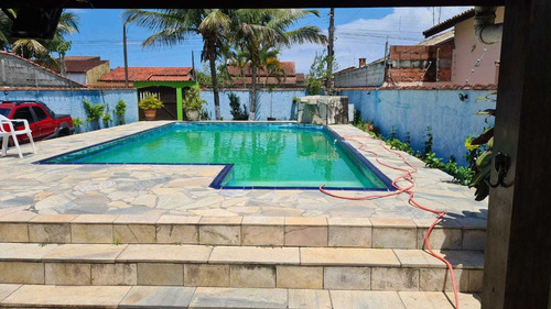 Imagem 13 de 14 de Ca113-f | Casa Com Piscina No Cibratel, Itanhaém.