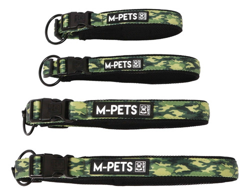 Collar Para Perros Hiking Camuflado Talle S M-pets