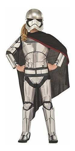 Disfraz De Capitán Phasma Star Wars Deluxe Para Niñas