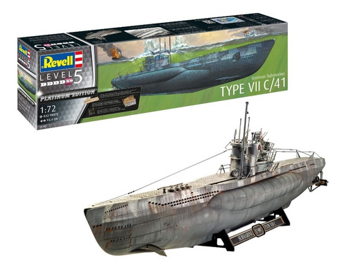 German Submarine Type Vii By  Revell Germany # 5163   1/72