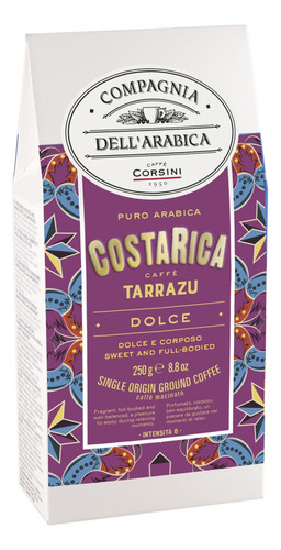 Café moído Compagnia Dell'Arabica Torrado e Moido Torrado em caixa 250 g Melitta