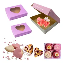 Comprar Caja Para Dia De La Madre Visor Corazón 16x20x4cm -pack 25un