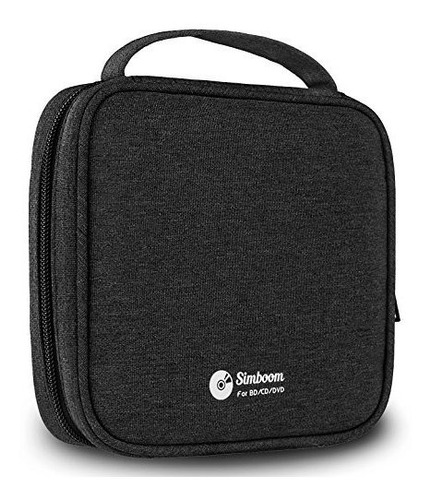 Simboom Cd Case Wallet 32 Rrcapacidad Poliester Cddvd Holder