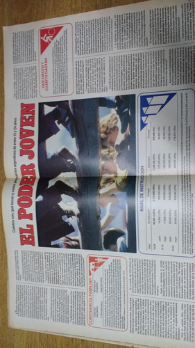 Revista Clarin 15312 El Poder De Los Jovenes 15 Y 24 Añ 1988