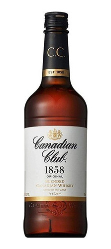 Whisky Canadian Club 1858 Original X 1000cc