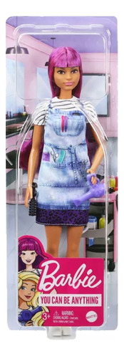 Barbie Muñeca Peluquera Estilista Mattel Original 30cm