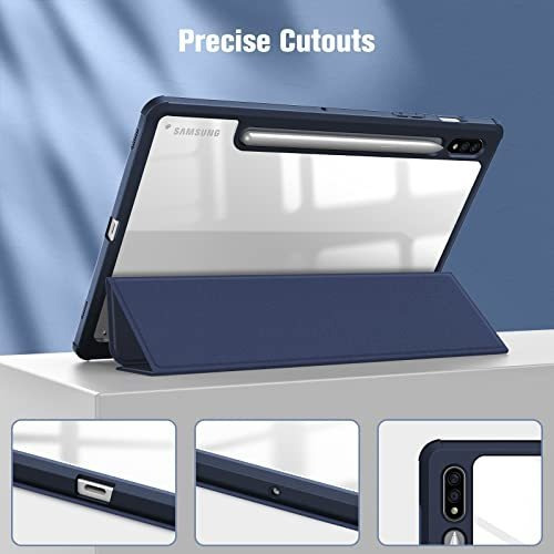 Funda Para Samsung Galaxy Tab S8/tab S7/11pulgad/azul Marino