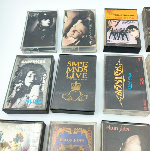 Cassette Original Rock Pop 80s Artistas (c/u) - Audio (Usado)