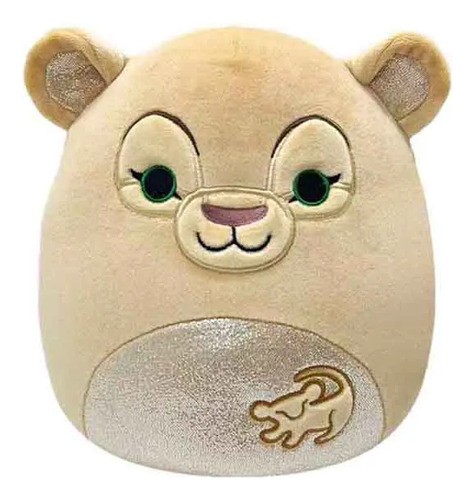 Squishmallows Pelúcia Nala - O Rei Leão Disney Sunny Cor Marrom-claro
