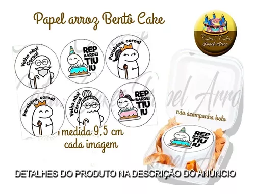 Papel De Arroz Bento Cake Flork Meme Rep Bardei Tiuiu 1 - Mec Art