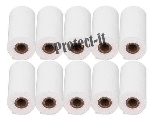 10 Rollos Papel Termico 80x40mm Para Miniprinter 80mm Ancho