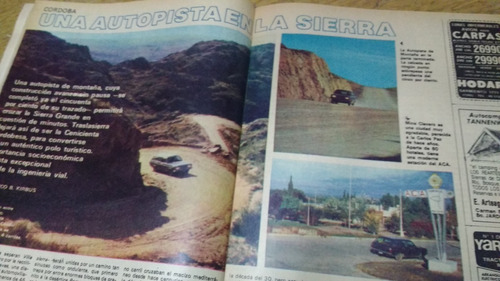  Autoclub Aca N° 110 Cordoba Autopista En La Sierra Año 1980