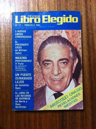 Revista Libro Elegido Nº17 5 Libros Condensado  Antiguo 1977