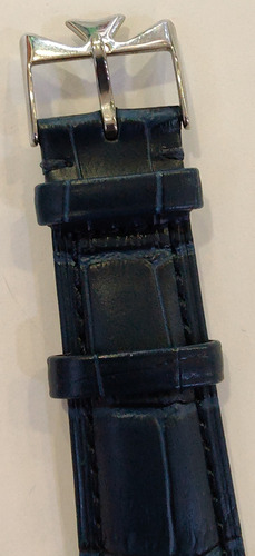 Reloj Vacherone Constantine Mod. Historiquese Americane Azul Correa Azul Bisel Plata Caratula Blanca (Usado)