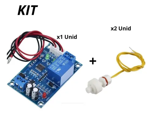 Kit Controlador De Nivel Xh-m203 + 2 Boya Sensor Vertical