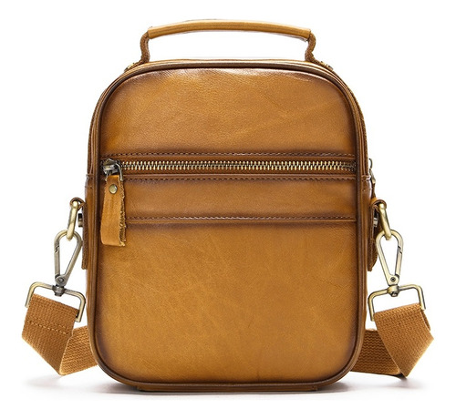 Bolso De Hombro/bolso Bandolera Informal De Piel De Vacuno