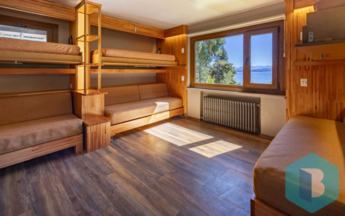 Alquiler Casa En Bariloche Con Costa De Lago Nahuel Huapi. Villa Tacul. Capacidad 8. 334.