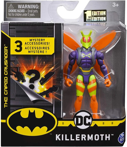 Dc Batman Universe - Killer Moth Mariposa 2020 - 9 Cm 