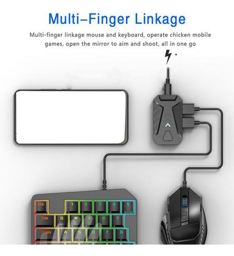 Mezclador Convertidor De Ratón De Teclado Portátil Para Jueg
