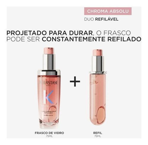 Óleo Capilar Chroma Absolu L'huile Éclat 75ml Kérastase
