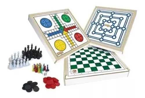 Jogo de Xadrez Educativo Com Tabuleiro Portátil + Sacola (Ref.: 4310)  Carimbras