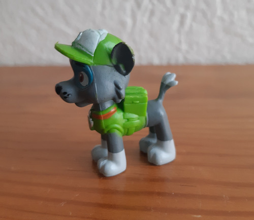 Mini Perrito Rocky Paw Patrol Patrulla Canina 4 Cm (Usado)