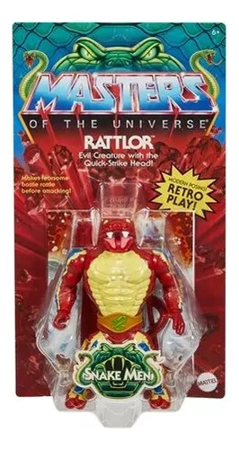 Pack 5 Figuras Masters Of The Universe - Rise Of The Snake