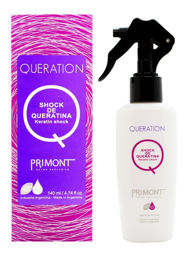 Primont Queration Shock De Keratina Brillo Suavidad Cabello