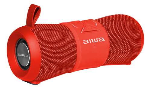 Parlante Portátil Aiwa AW2-WPF Bluetooth Waterproof Color Rojo