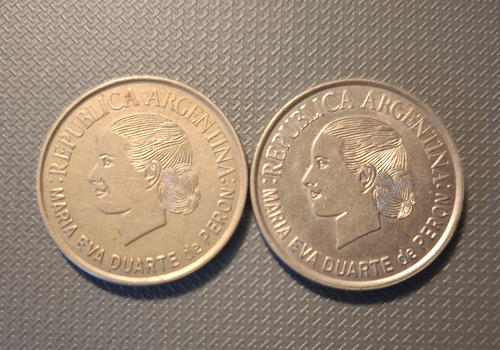 Argentina. Moneda De Eva Duarte. 2 Pesos 2002 Cj# 7.3.1 C/u (Usado)