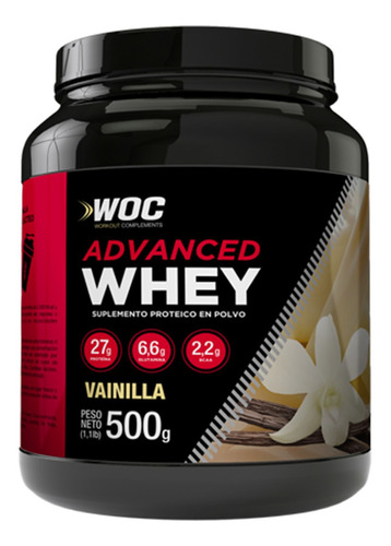 Whey Advanced Woc Vainilla 500g Proteina Post- Entrenamiento