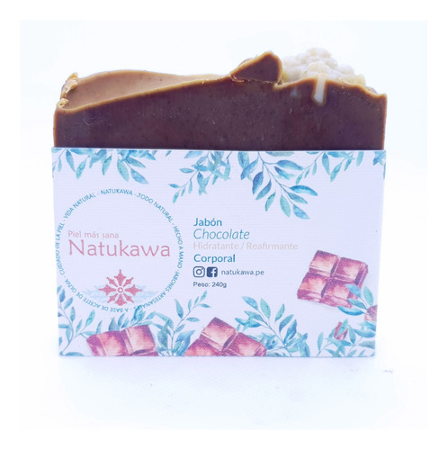 Jabón Corporal Chocolate Organico Natural - Natukawa