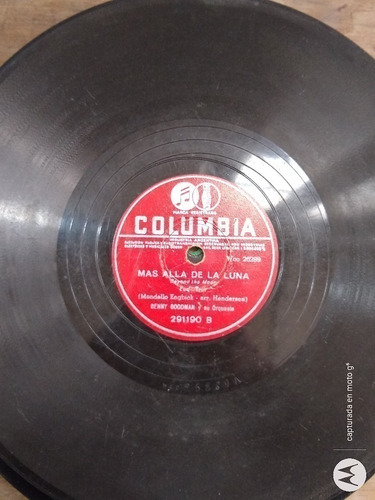 Pasta Benny Goodman Orquesta Columbia E C96