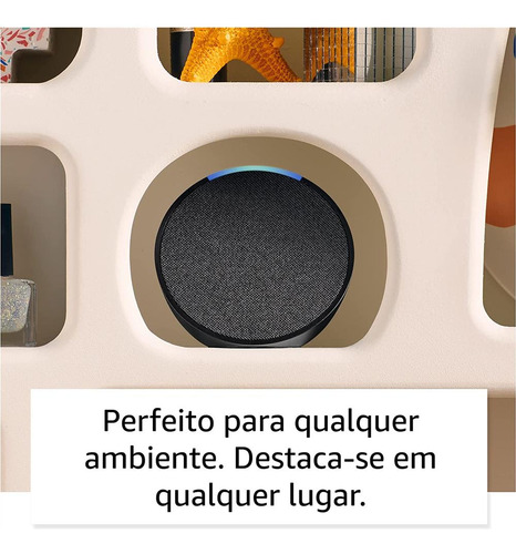 Echo Pop Amazon C/alexa Smart Speaker Compacto C/som Envolve