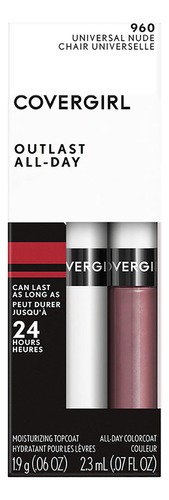 Labial Líquido Covergirl Outlast All Day 960 Universal Nude 4.2ml
